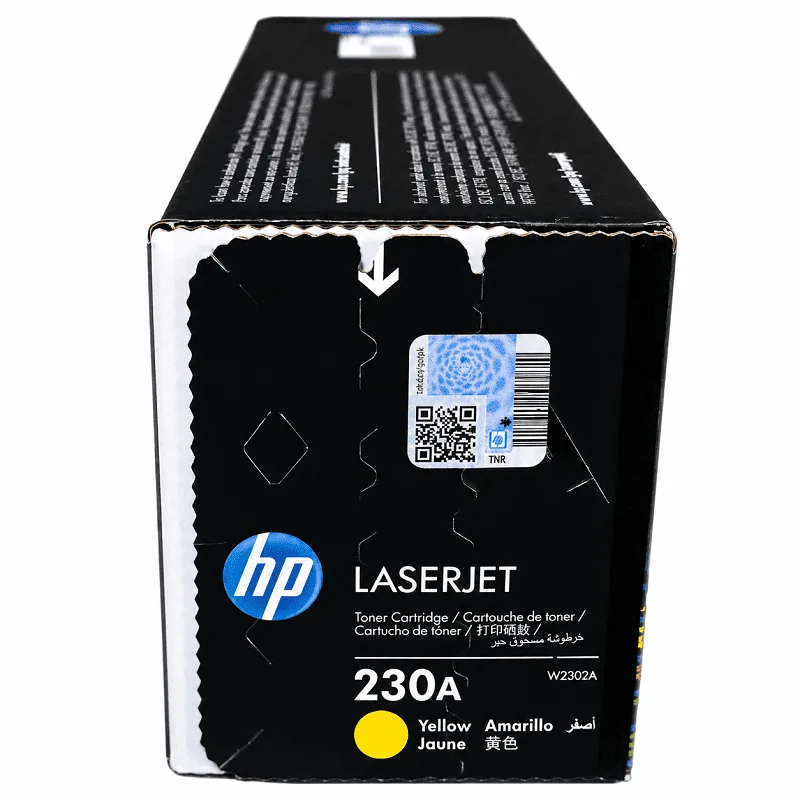 Empaque sellado de tóner HP 230A W2302A amarillo original para HP Pro 4203