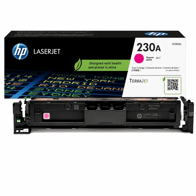 Toner HP 230A W2303A Magenta para Pro 4203, 4303 1800 Paginas original