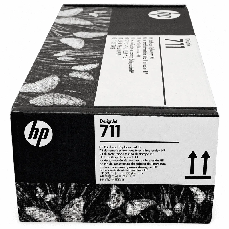 Cartucho de tinta HP 711 C1Q10A con sello de autenticidad para plotter DesignJet T120