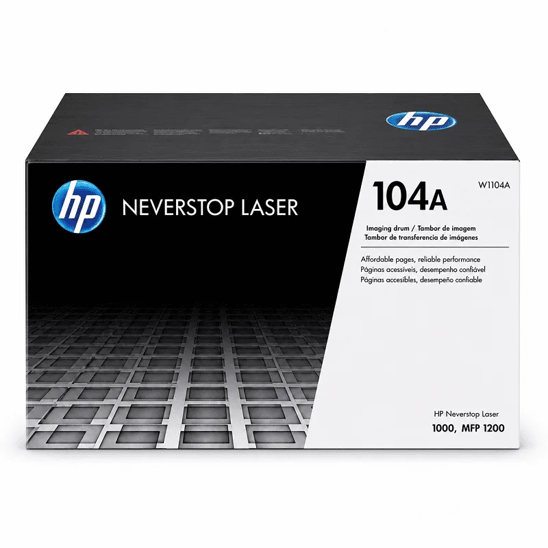 Empaque sellado del tóner HP 104A W1104A original, para impresoras láser HP 1000 y 1200