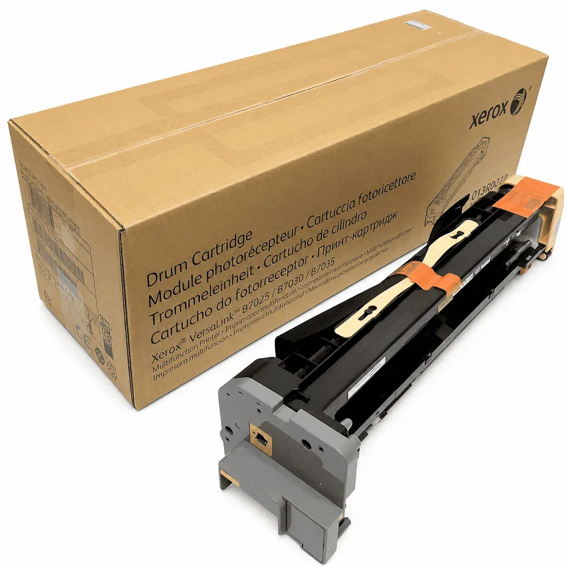 Tambor Xerox 113R00779 original, compatible con VersaLink B7025, B7030 y B7035, presentado en su empaque sellado.