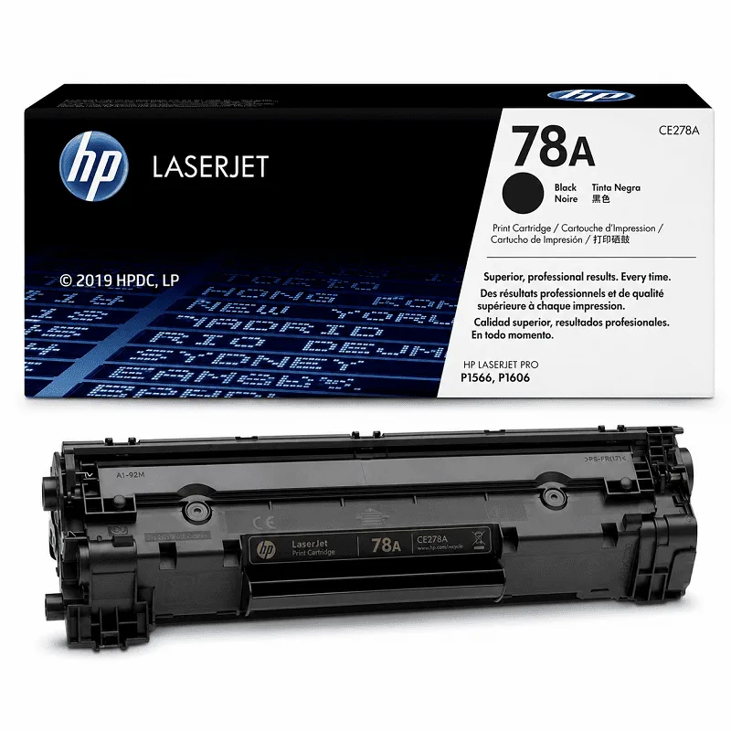 Toner HP 78A CE278A Negro M1536dnf, P1606dn y P1566 Original