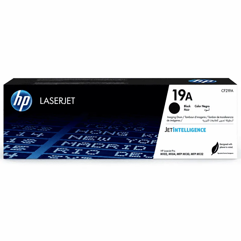 Tambor HP CF219A 19A compatible con HP Pro M102w y MFP M130fn, color negro