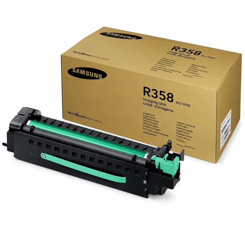 Tambor Samsung MLT-R358 compatible con SL-M5370LX y M4370LX, color negro