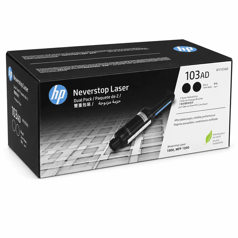 Toner HP 103AD W1103AD Negro 1000w 1200w Original