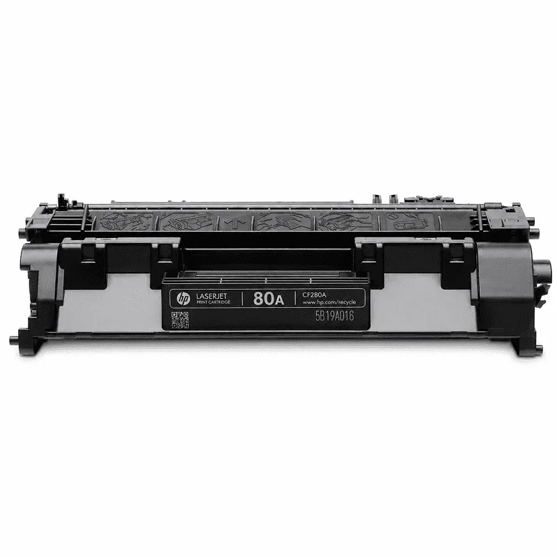 Empaque del tóner HP CF280A 80A original con código de autenticidad para LaserJet Pro M401dw y M425dn