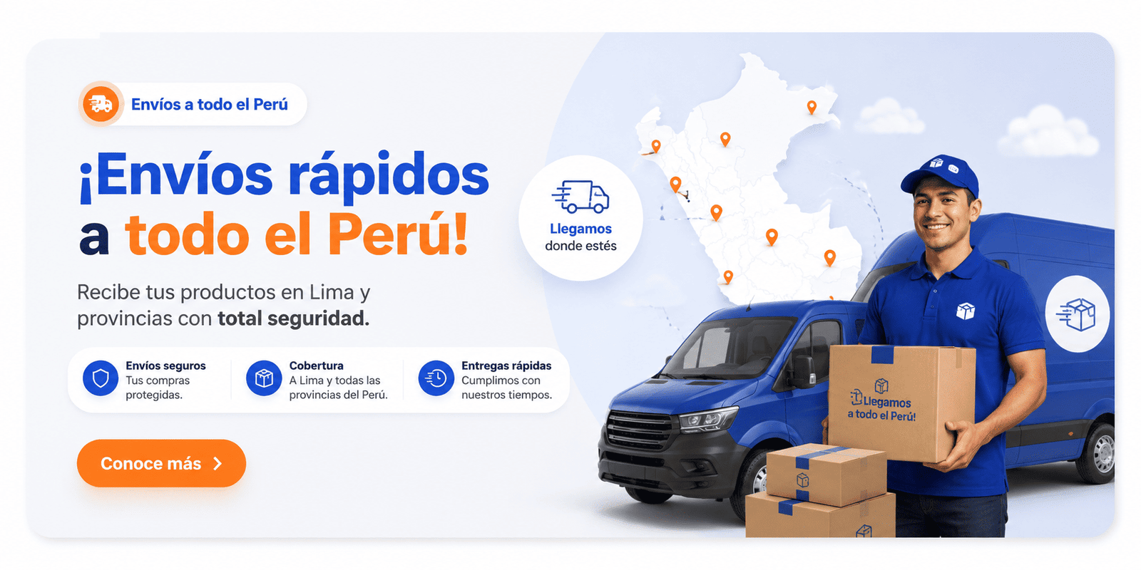 Cliente recogiendo pedido comprado en línea
