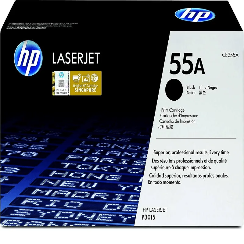 Toner HP 55A CE255A Para LaserJet M525 P3015 Pro M521 6,000 páginas