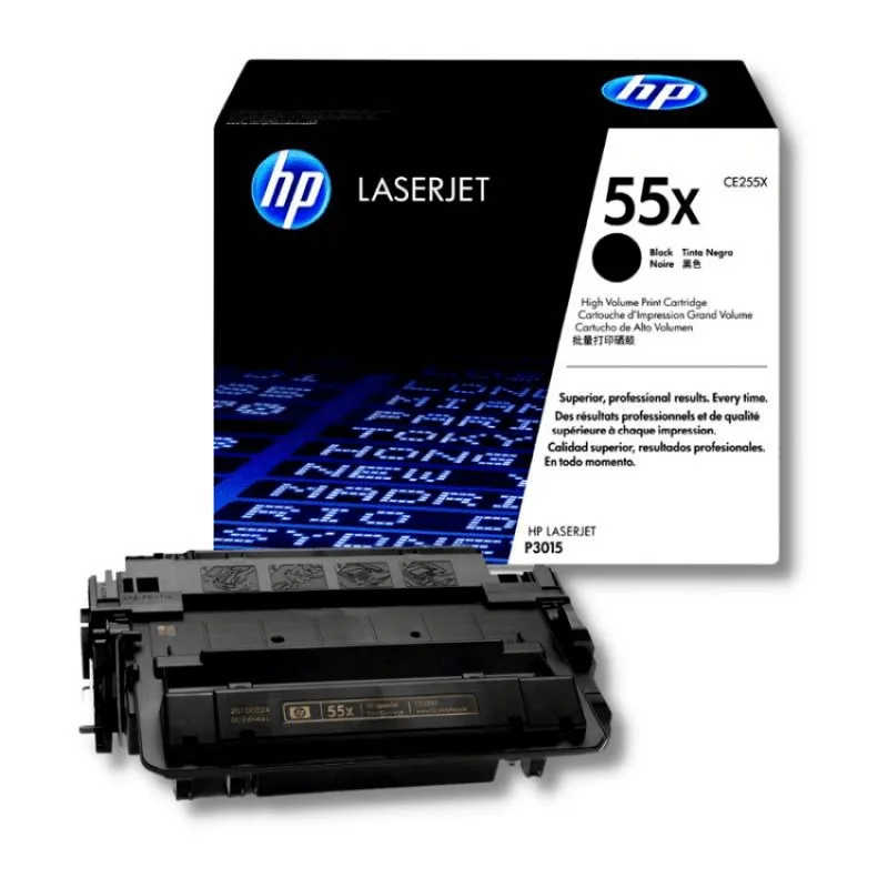 Toner HP 55X CE255X p3015, p3015dn, p3011 55X Original 12500 Paginas