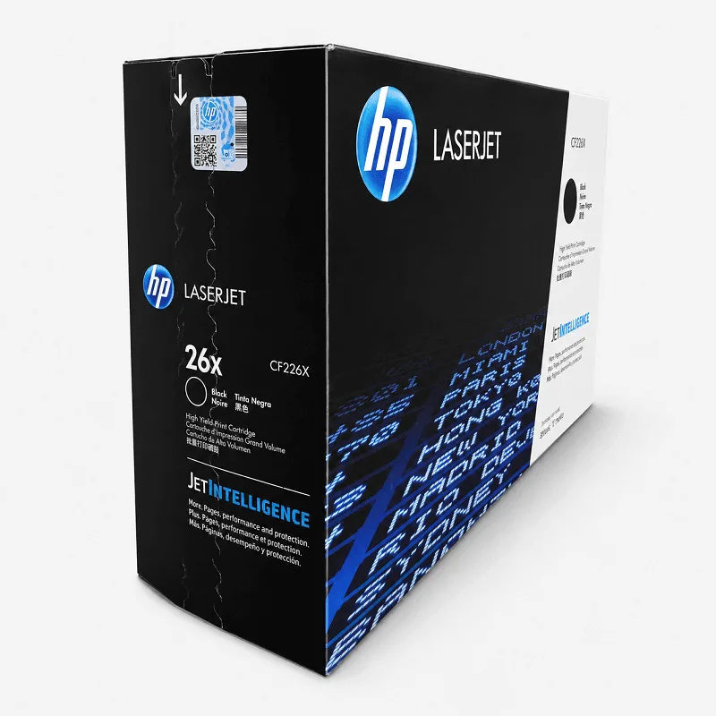 Tóner HP 26X CF226X sellado en su empaque original para LaserJet M402 y M426
